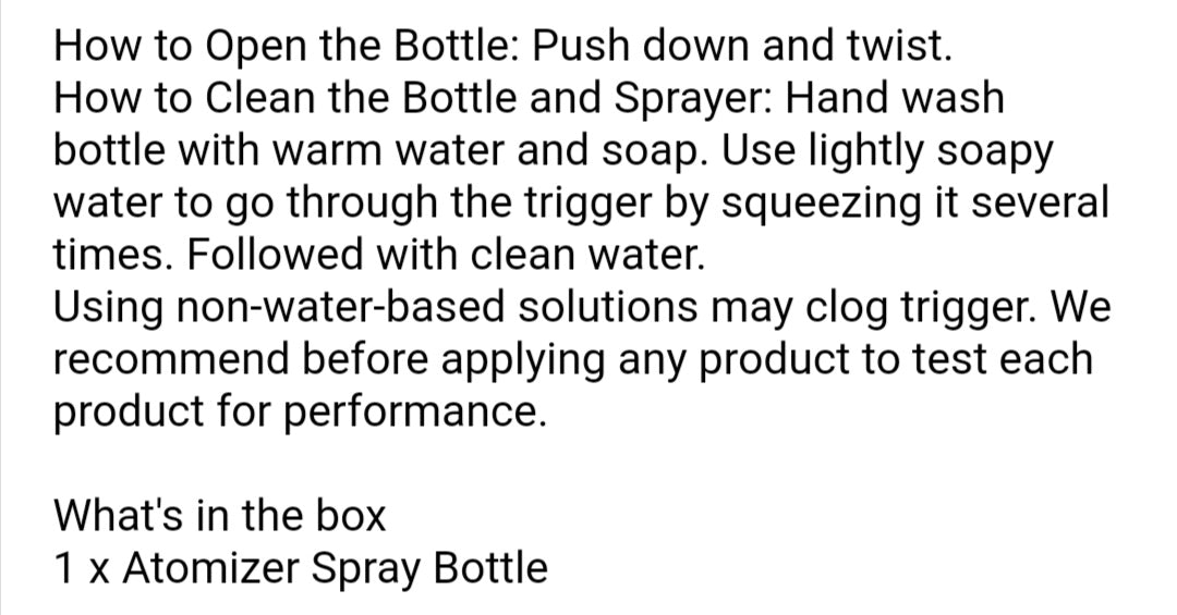 300ml Hair Spray Bottle