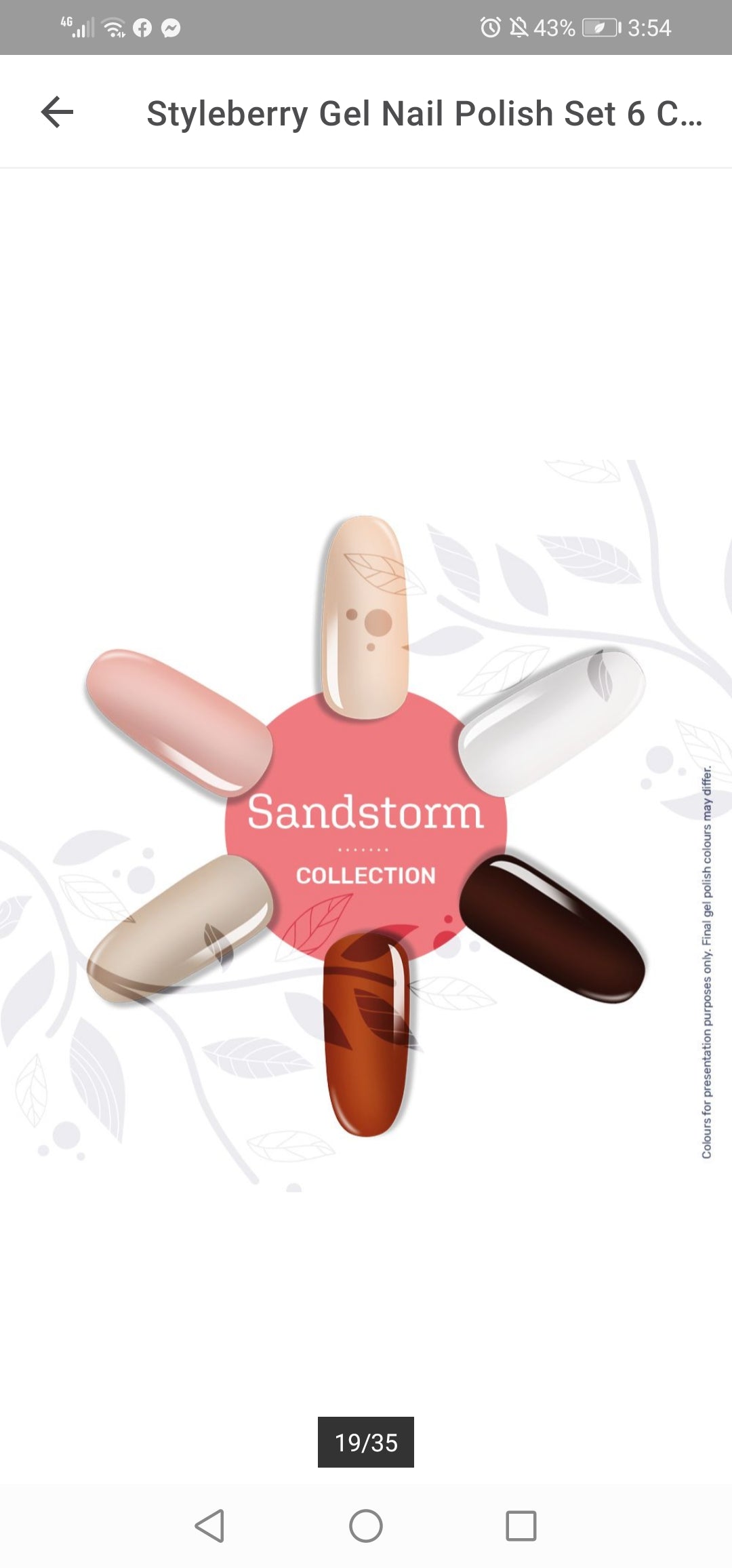 Styleberry Gel Nail Polish Set Of 6