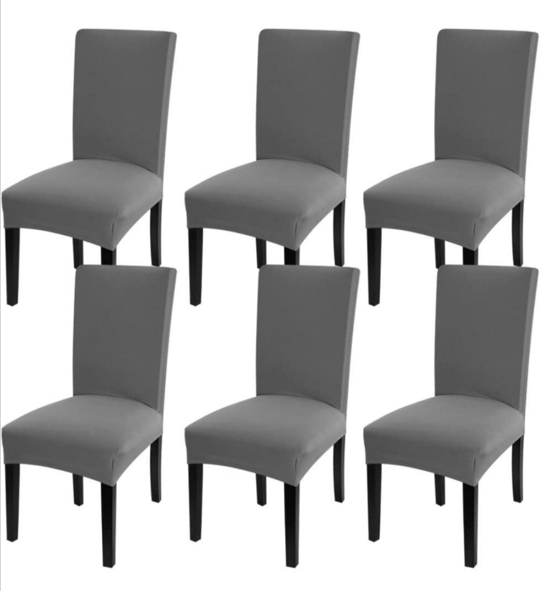 Elastic Chair Covers (Set Of 6)