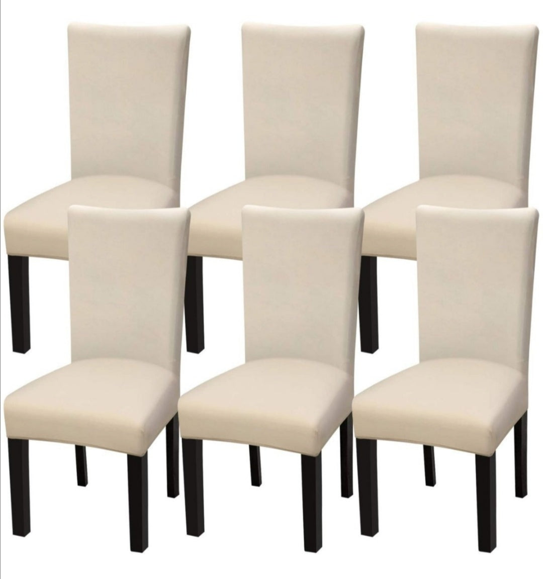 Elastic Chair Covers (Set Of 6)