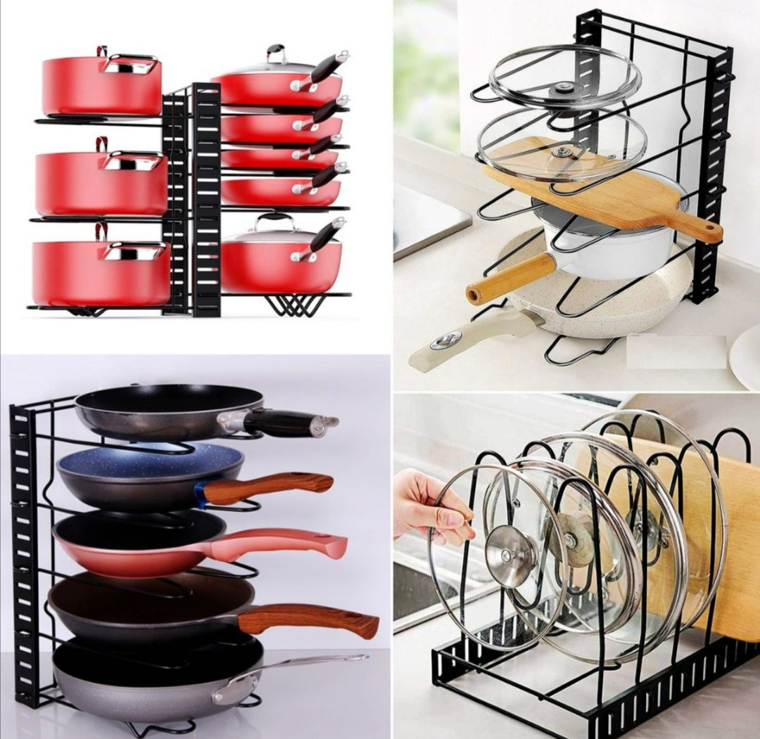 8 Tier Kitchen Pot and Pan Organizer