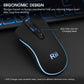 Colourful Backlit Keyboard With Mouse