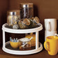 Non-Skid 2-Tier Pantry Cabinet Lazy Susan