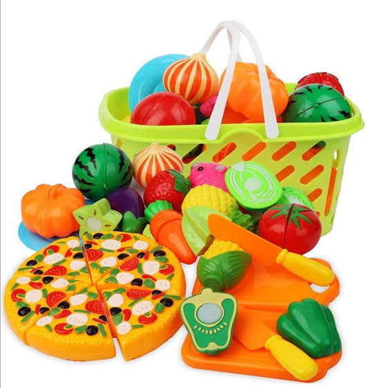 Fruit And Vegetable Kids Shopping Basket