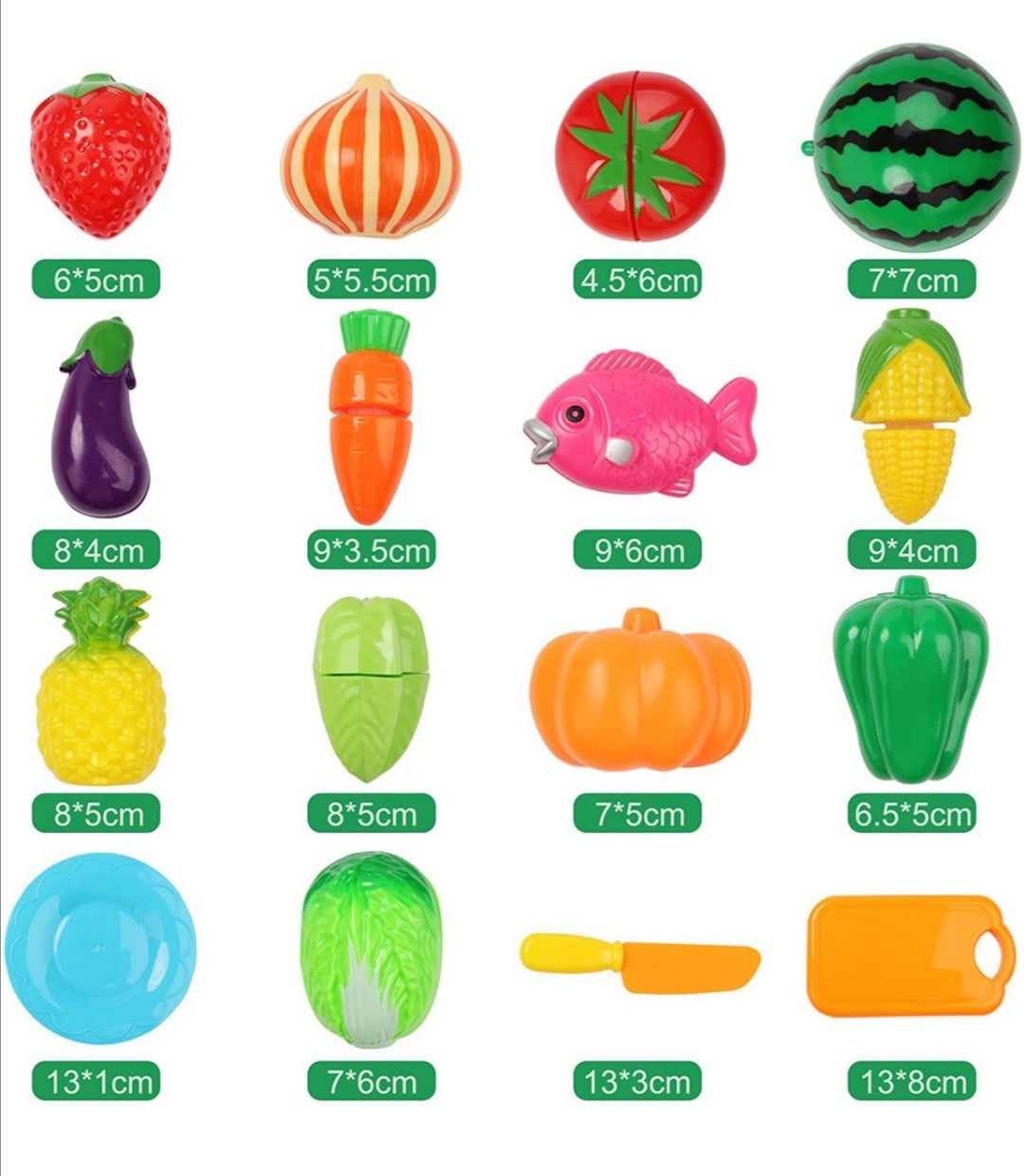 Fruit And Vegetable Kids Shopping Basket