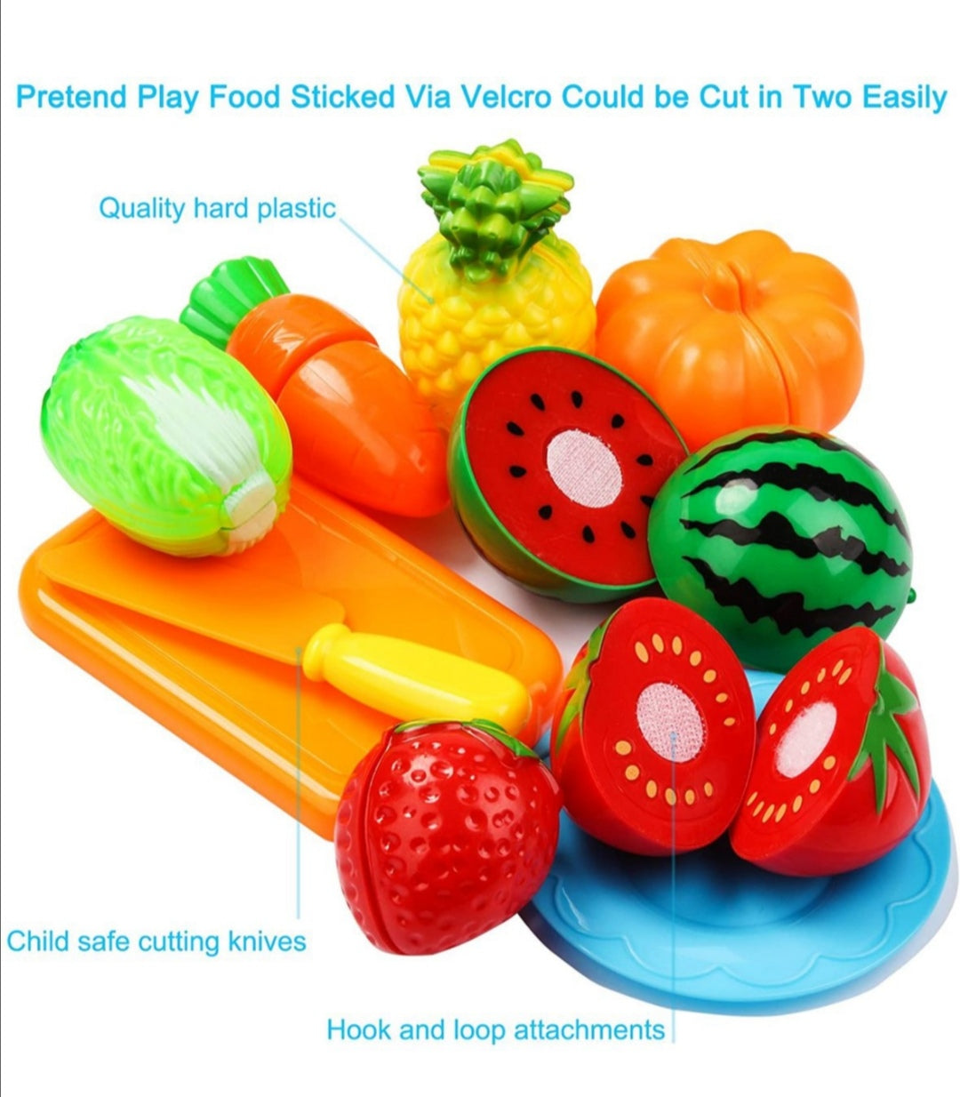 Fruit And Vegetable Kids Shopping Basket