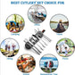 Reusable Travel 8 Piece Cutlery Set With Carry Bag