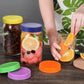 Reusable Leakproof Silicone Mason Jar Lids (Pack Of 18)