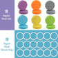 Reusable Leakproof Silicone Mason Jar Lids (Pack Of 18)
