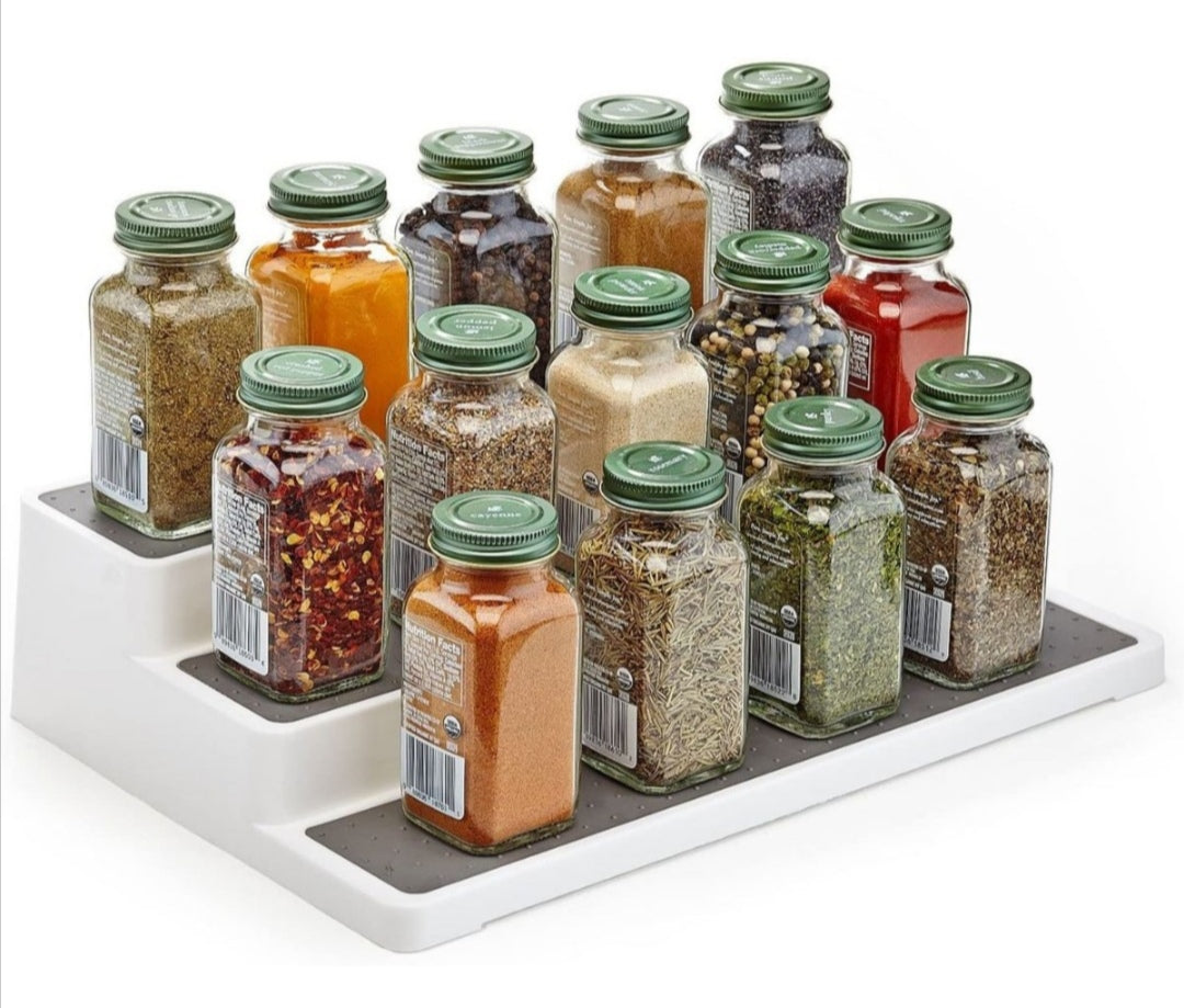 Non-Skid 3 Tier Spice Rack Organizer