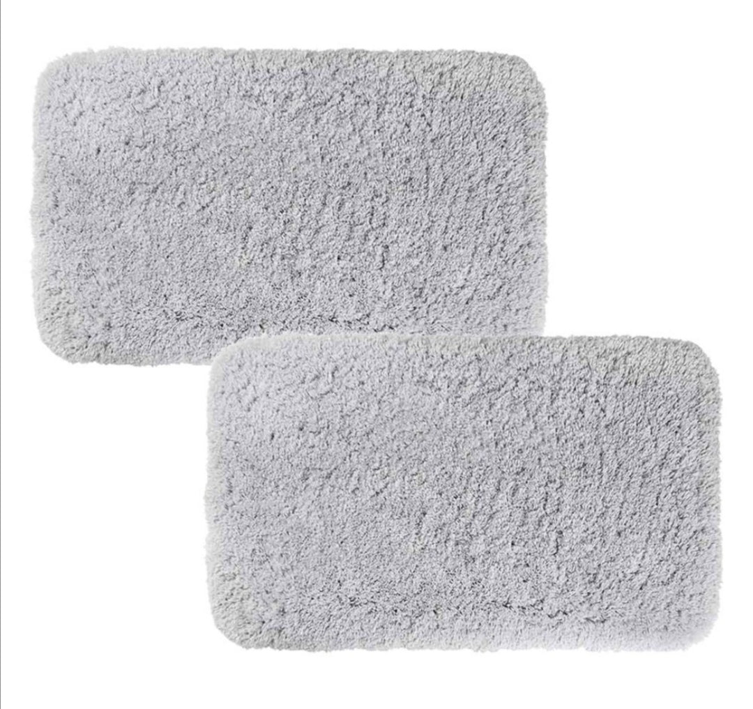 Memory Foam Non-slip Microfiber Fluffy Bath Mat Sold Individually