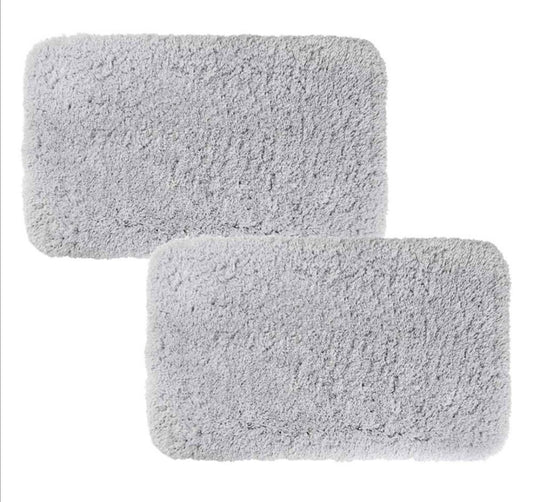 Memory Foam Non-slip Microfiber Fluffy Bath Mat Sold Individually