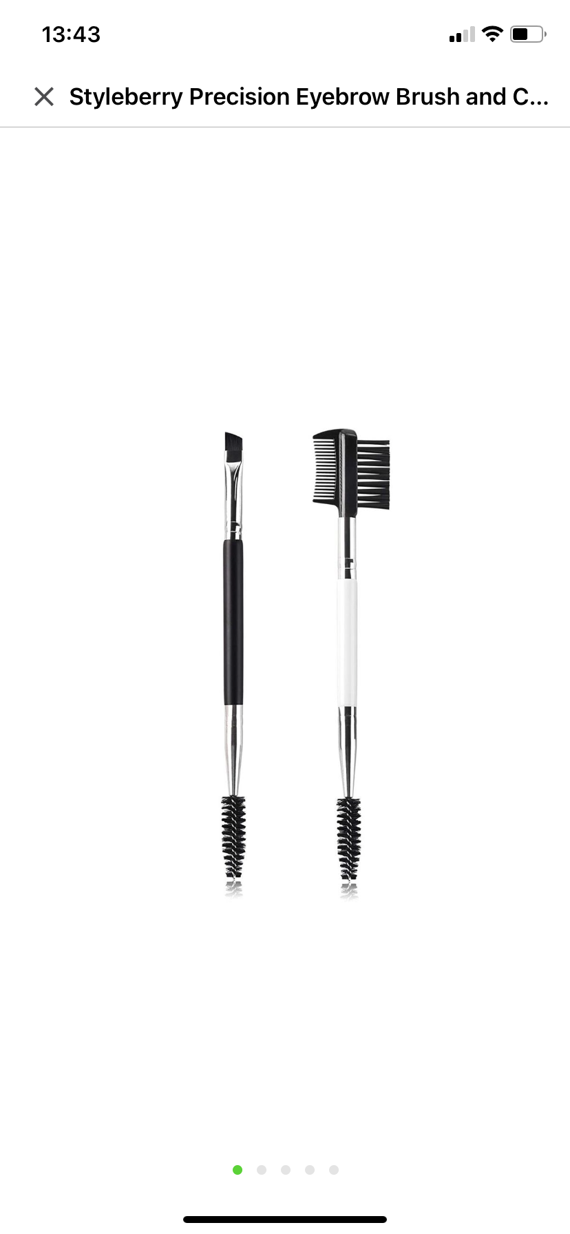 Styleberry Precision Eyebrow Brush and Combo Set