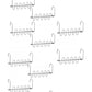 Maisonware Space Saving Closet U-Hanger Set of 10
