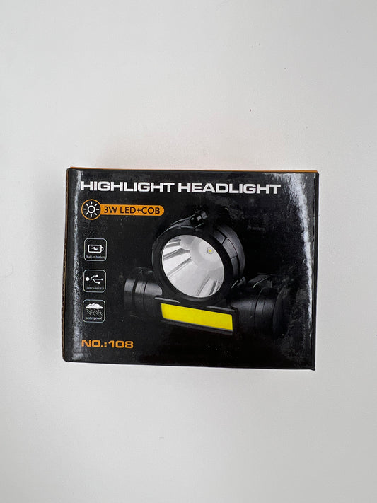 Rechargeable LED Headlight Water Resistant