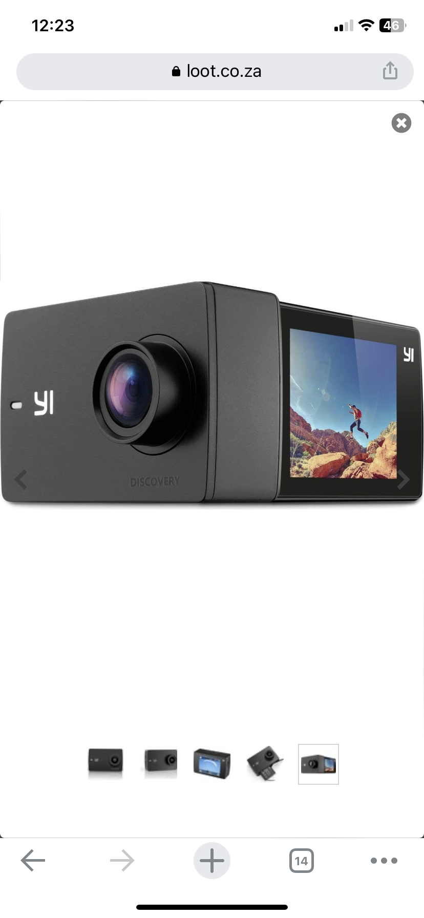 YI 4K Discovery Action Camera with WiFi (Black)