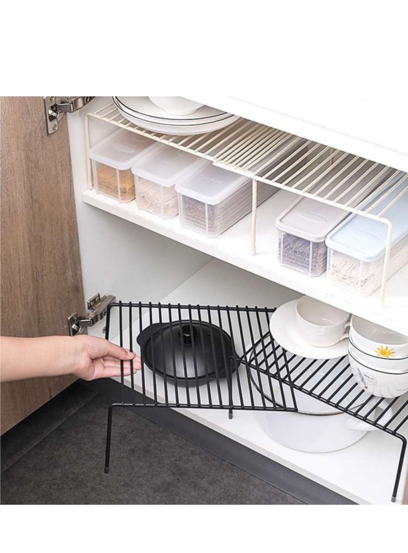 Expandable Kitchen Storage Organizer - White