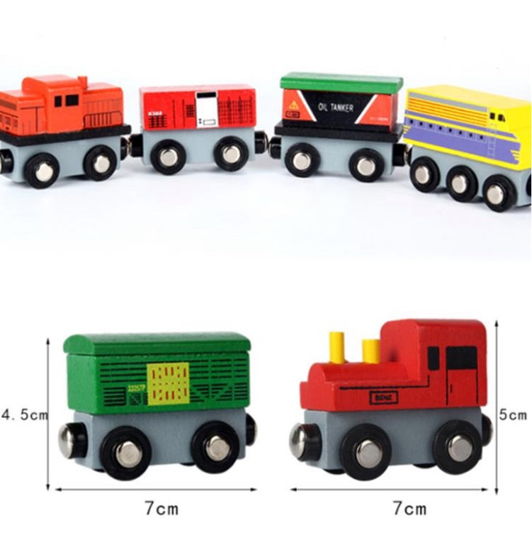 12 Piece Set Magnetic Train Set