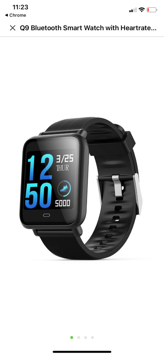 Q9 Bluetooth Smart Watch With heart Rate Monitor