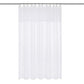 Maisonware Heavyweight Fabric and Mesh Top Window Shower Curtain