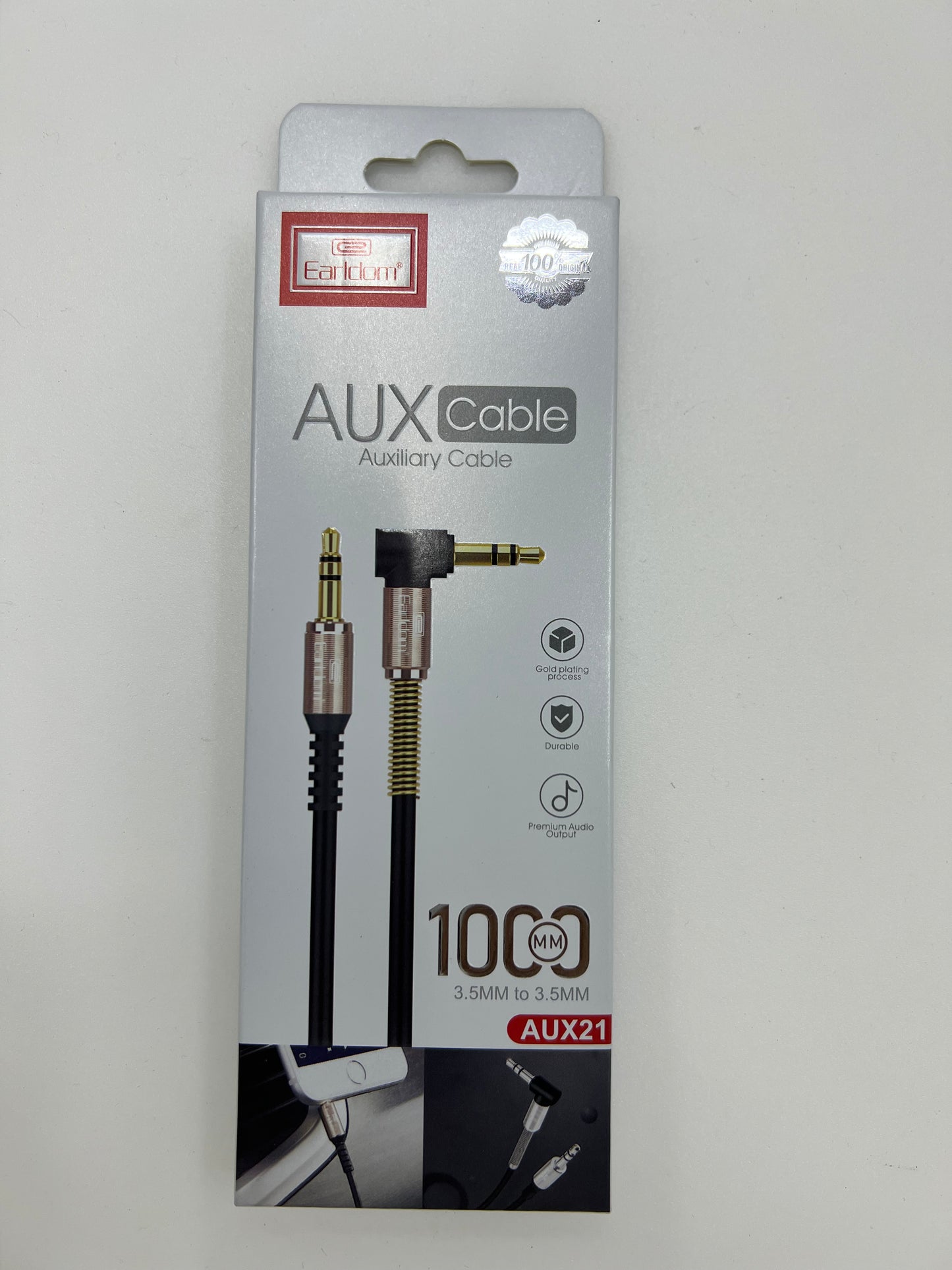 1m Aux Cable 90’ Head