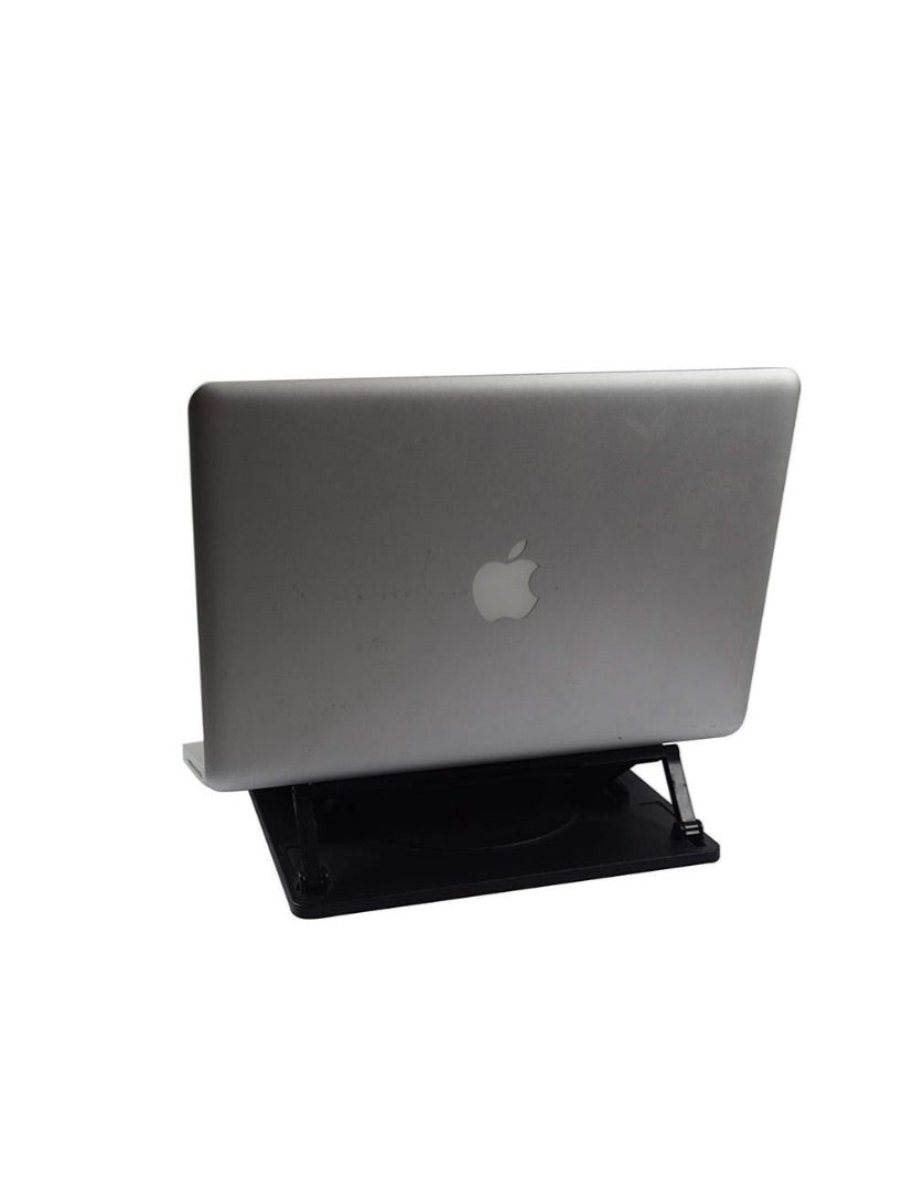 Swivel Laptop Stand with 7 Height Settings - Black