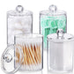Maisonware Bathroom Accessory Qtip Jars- 4 Pack