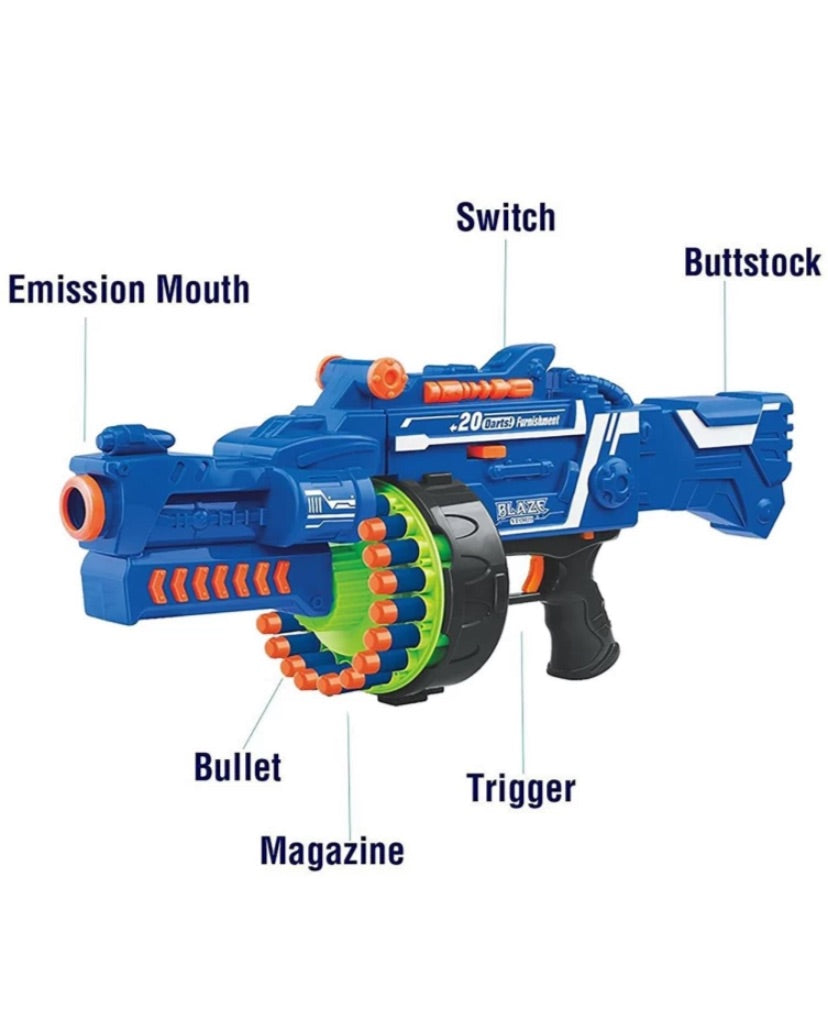 Blaze Storm Battery Operated Soft Bullet Gun