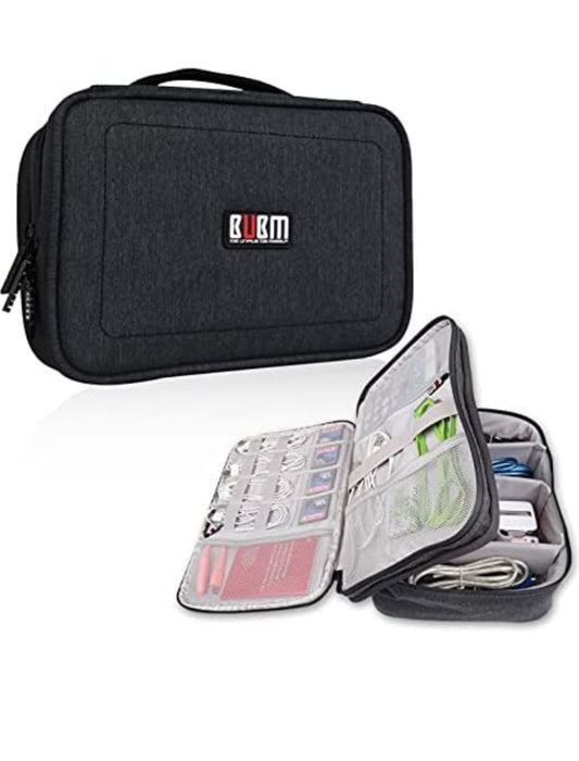 Bubm 12” Large Double Layer Waterproof Case