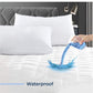 Somnia Waterproof Quilted Fitted Mattress Protector - White