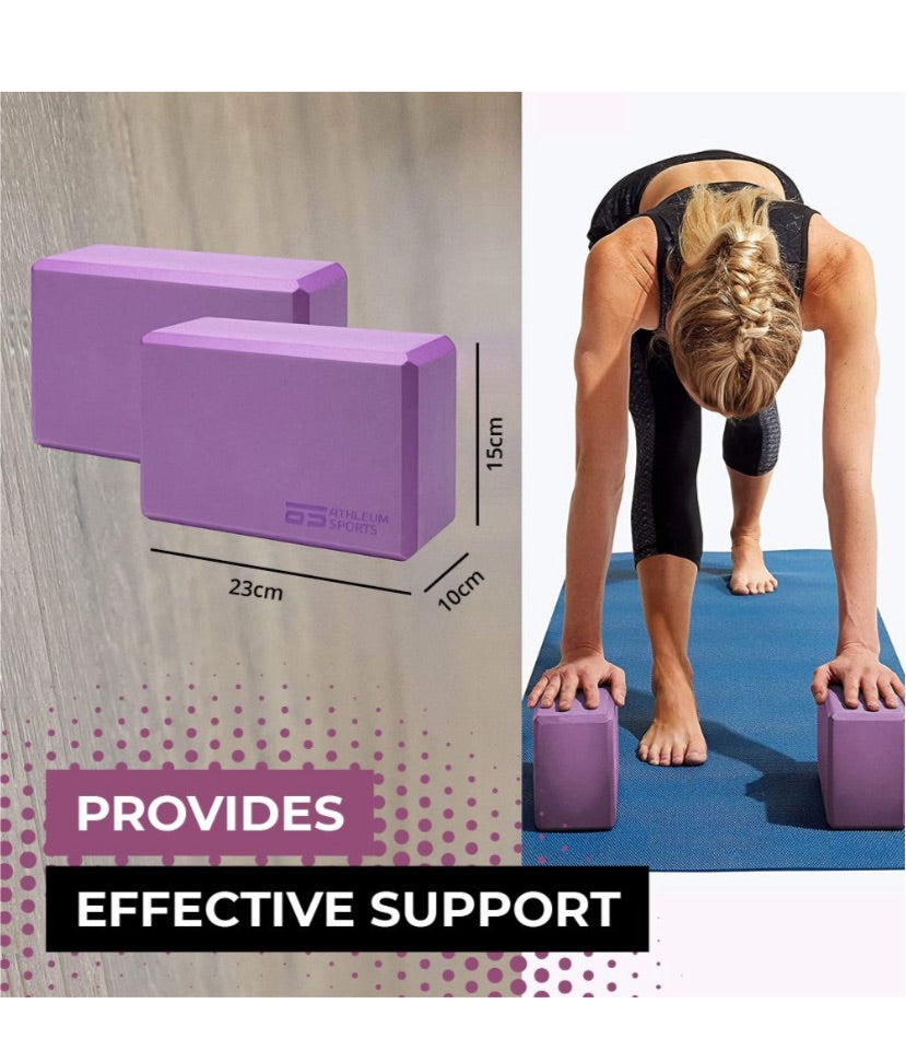 Athlete Sports Essentials Yoga Block - Sold Individually