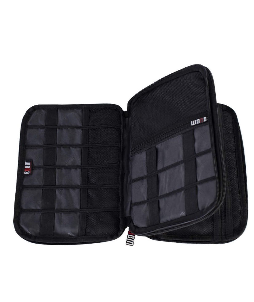 Bubm Double-Layered Electronic and Cable Organizer Case