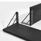 Maisonware Wall Mounted Shelves- Set of 3 - Blk
