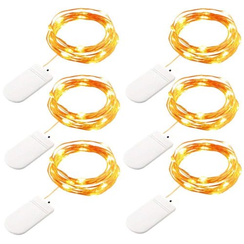 Set of 6 Lithium Battery Powered Fairy Lights