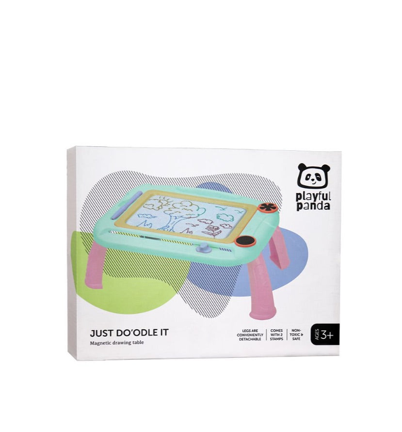 Playful Panda Magnetic Kids Color Drawing Table