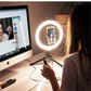 Lumina Desktop 10” Selfie Ring Light With 3 Color Modes