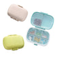 Maisonware Travel Size 8 Compartment Pill Organiser - Pack of 3