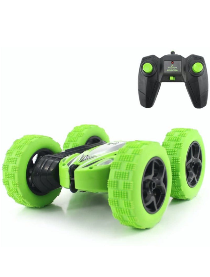 Taaiw 4WD 2.4Ghz 360° Rotating Remote Control Green Car