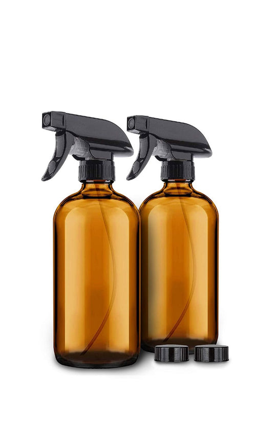 Maisonware 470ml Amber Spray Bottle - Set of 2