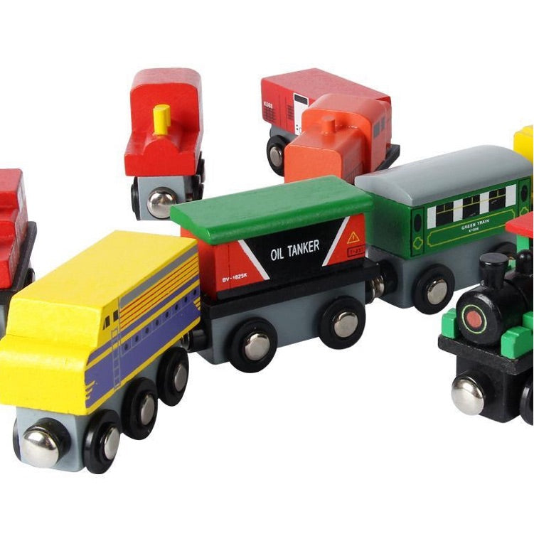 12 Piece Set Magnetic Train Set