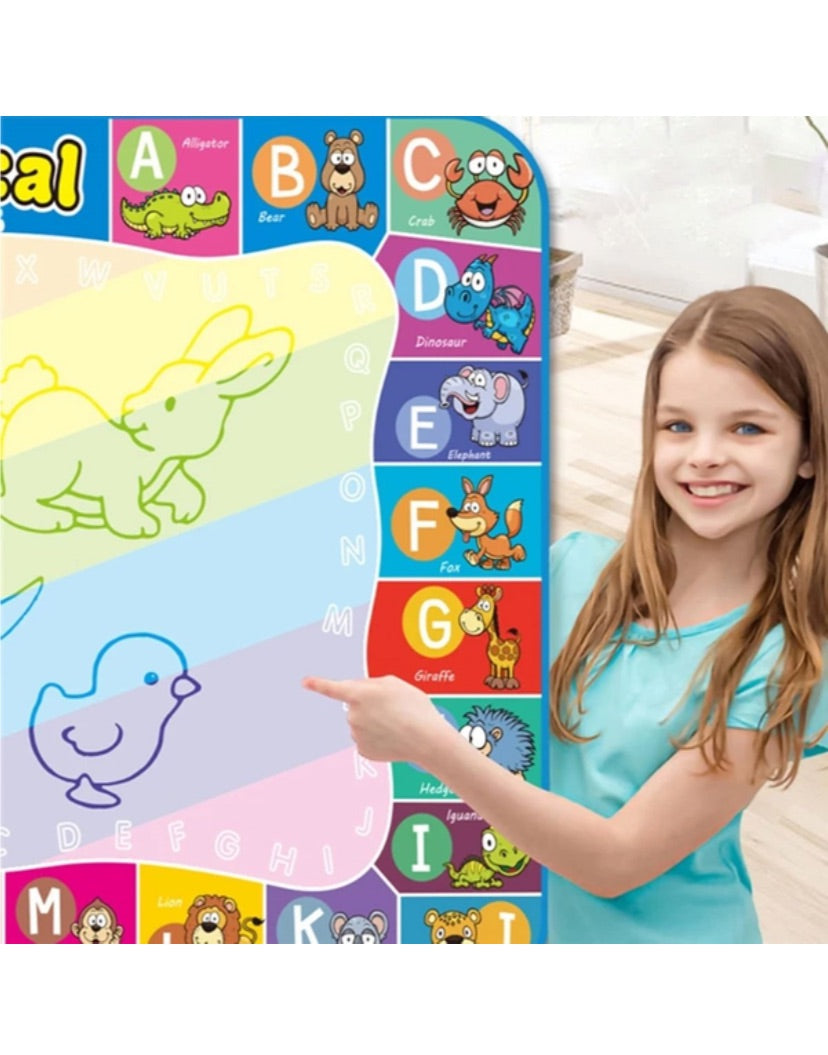 Kids Painting Drawing Activity Water-Based Doodle Mat Toy