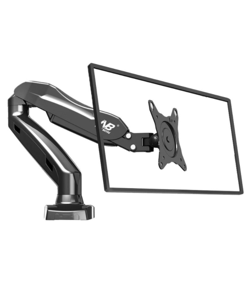 NB North Bayou Single Arm Adjustable Monitor Desk Mount Stand F80