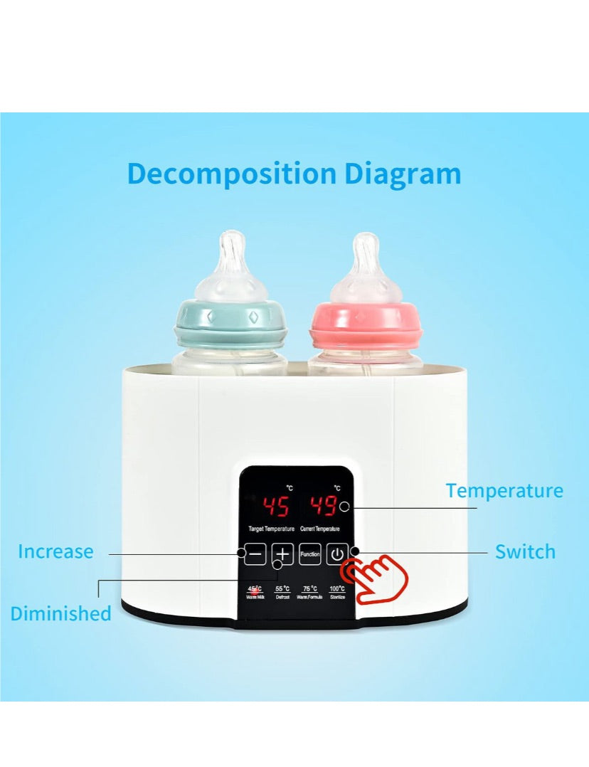 Mooki Double Bottle Warmer and Steriliser