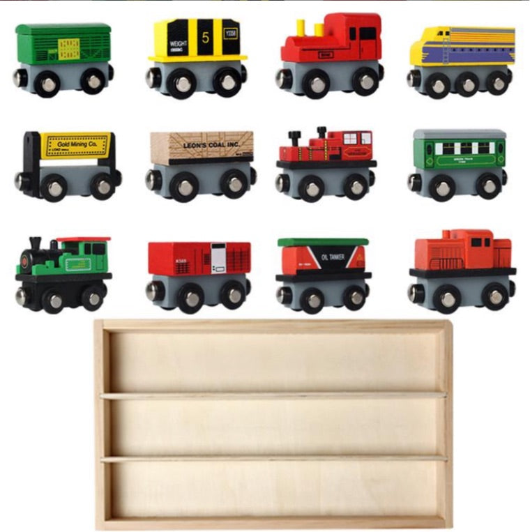 12 Piece Set Magnetic Train Set