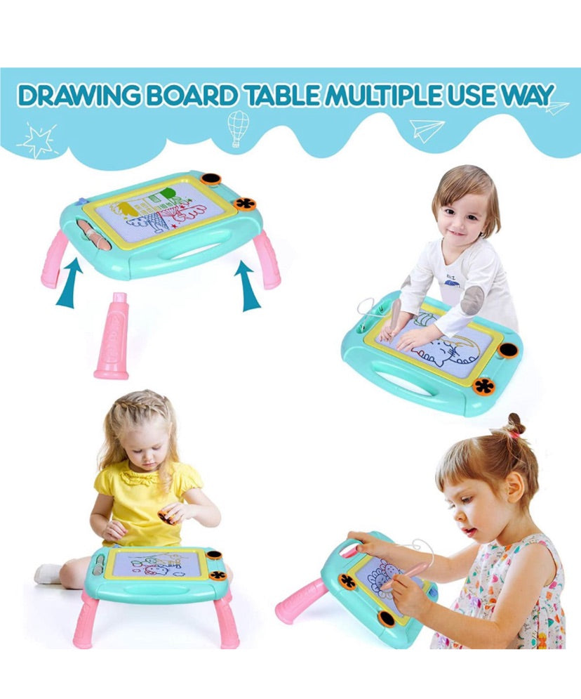 Playful Panda Magnetic Kids Color Drawing Table