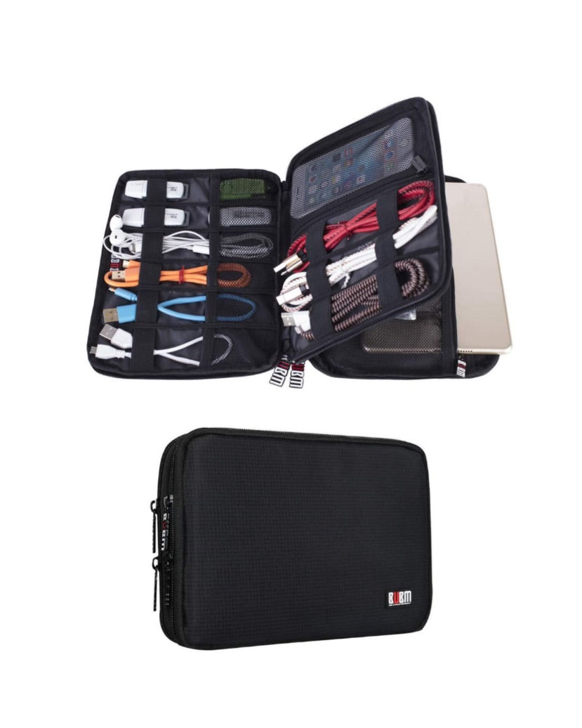 Bubm Double-Layered Electronic and Cable Organizer Case – One Sixty Five