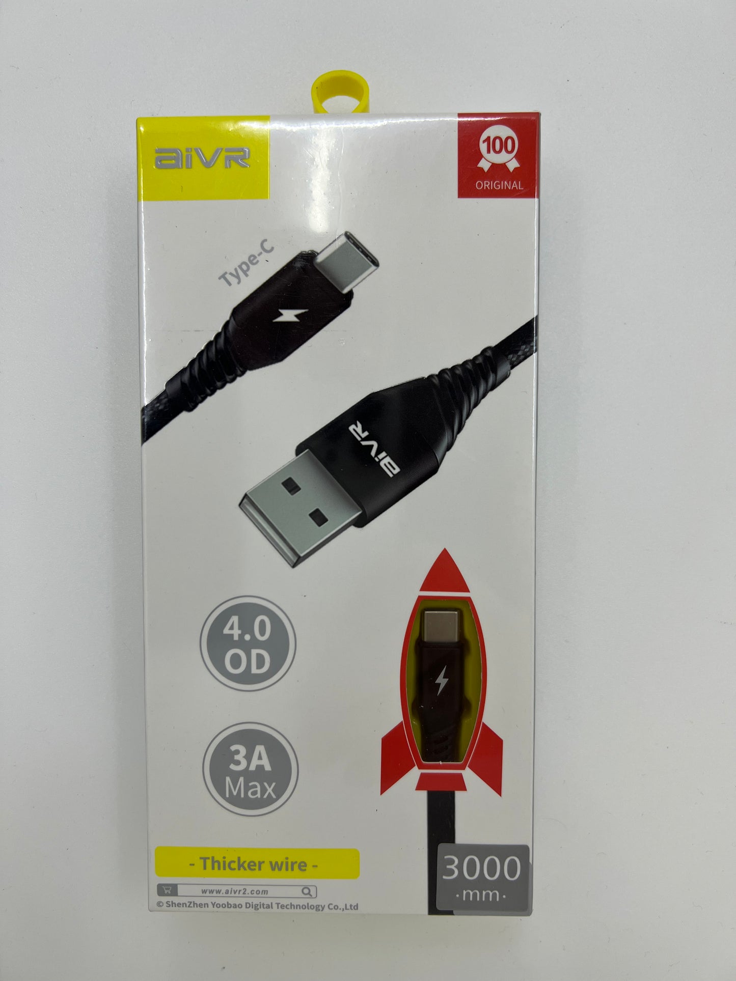 Type C 3M 3A Fast Charge Cable