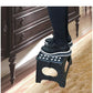 Folding Plastic Step Ladder Stool - Black 20Cm Height