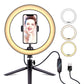Lumina Desktop 10” Selfie Ring Light With 3 Color Modes