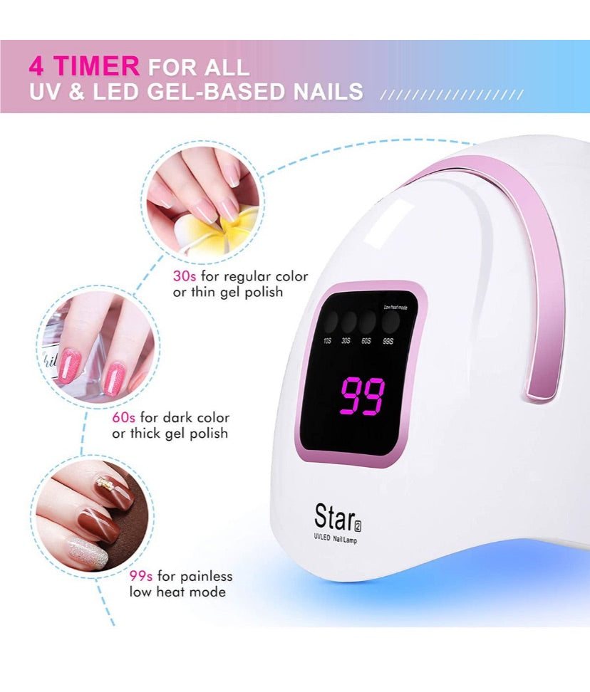 Sun Star 2 UV LED Nail Lamp 72W